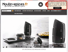 Tablet Screenshot of moulin-epices.fr